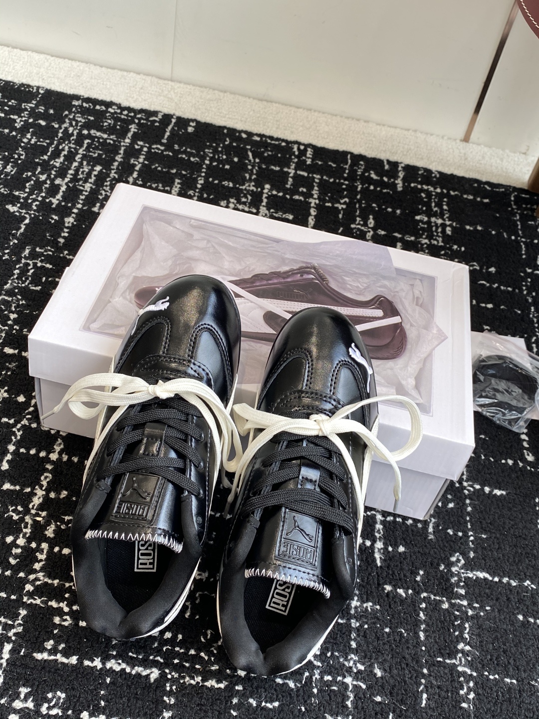 代购级Rose x Puma Speedcat 联名款 极速赛车系列彪马低帮生活休闲鞋 时尚与运动的完美