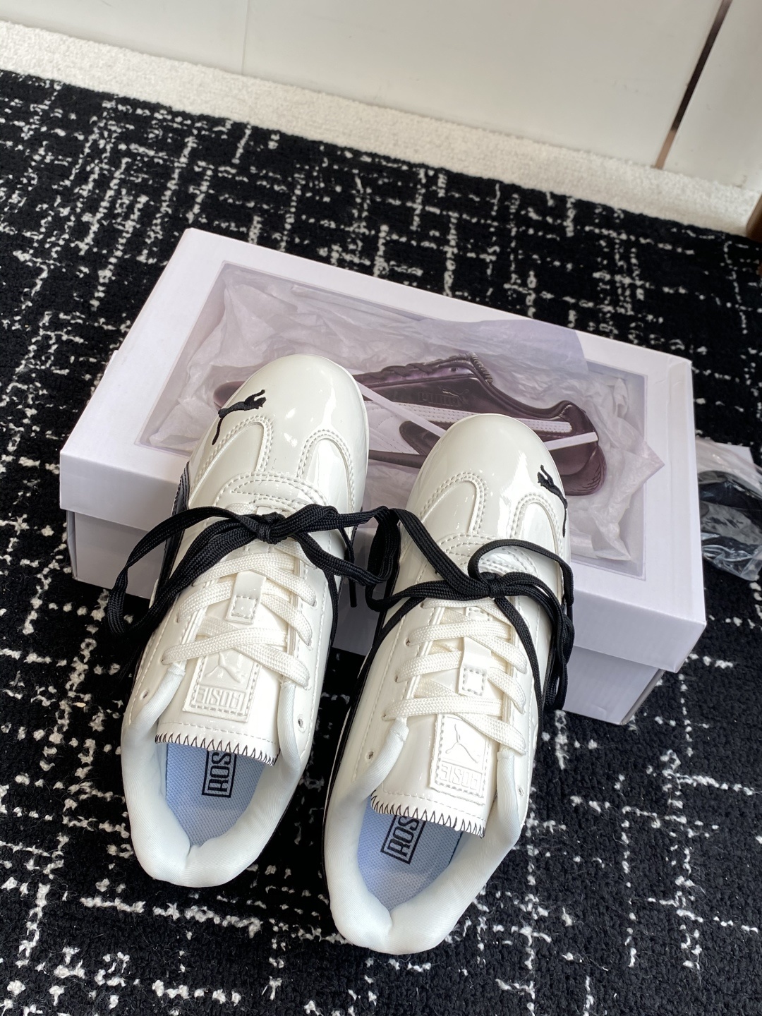 代购级Rose x Puma Speedcat 联名款 极速赛车系列彪马低帮生活休闲鞋 时尚与运动的完美