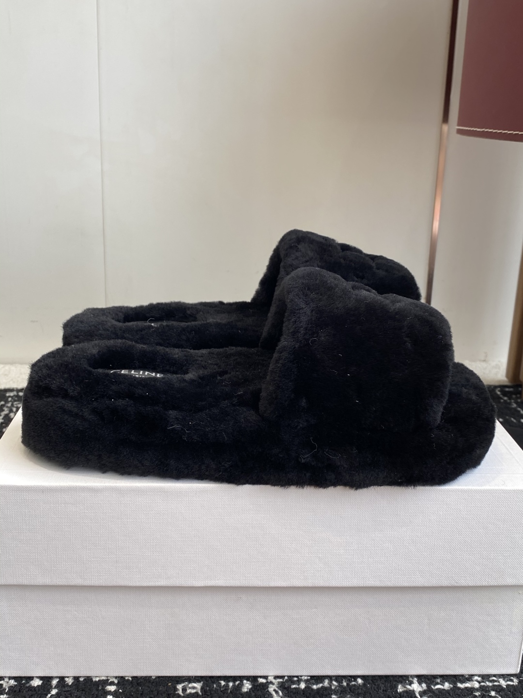 Celine Women's Shearling Wool Slip-On Slippers - Cozy & Stylish 3 cmp i1757435191378 434 0 1