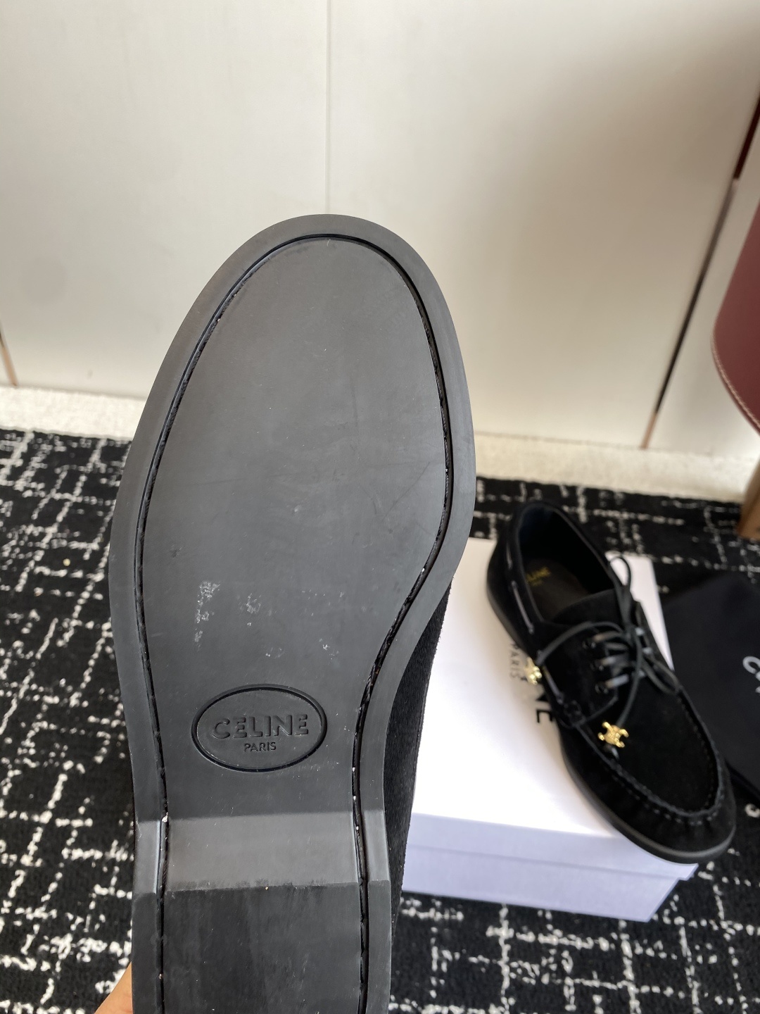 代购级Celine 25ss 新款 一脚蹬乐福鞋今年必须要入手一双celine乐福鞋 ,复古风经典款 超