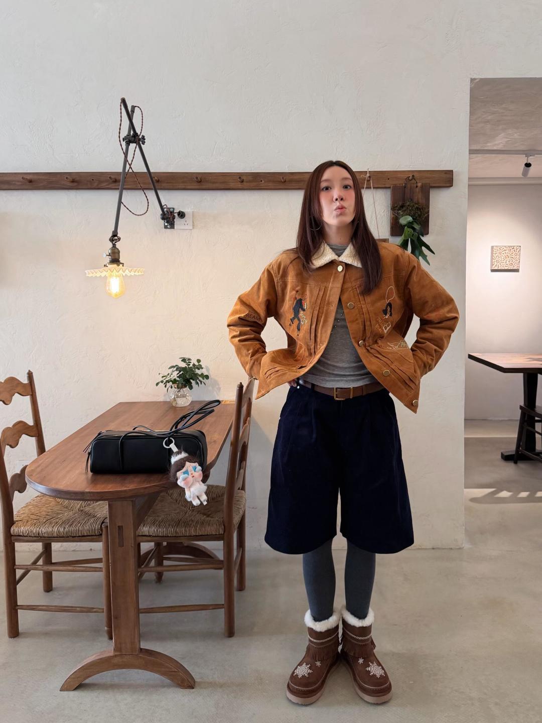 NO:626375,Upper foot picture reference, snow boots, boots19860909上脚图 参考,雪地靴,boots,Women's Shoes