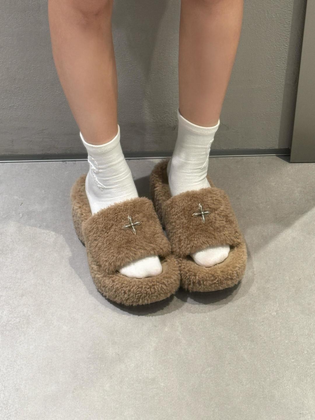 NO:626357,Upper foot picture for reference, furry shoes and slippers, slippers19860909上脚图 参考,毛毛鞋拖鞋,slippers,Women's Shoes