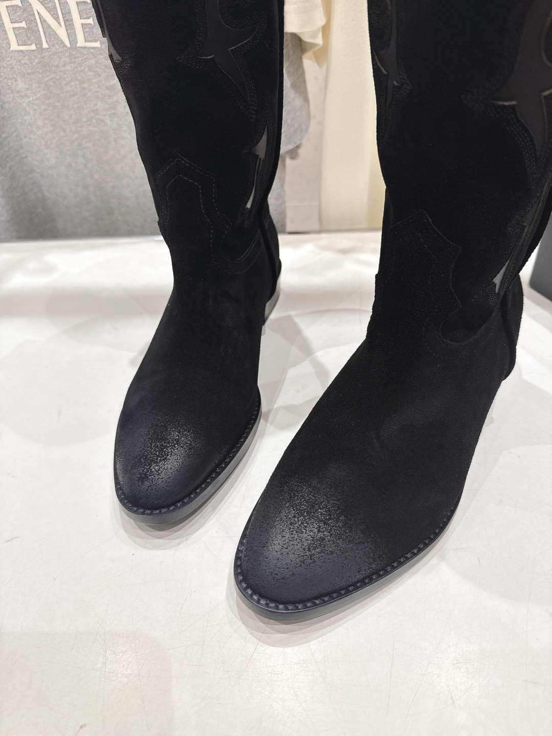 高版本出厂 SARTORE...潮牌F028 2025ss秋冬专柜新款英伦风复古高跟短靴骑士靴西部靴集现