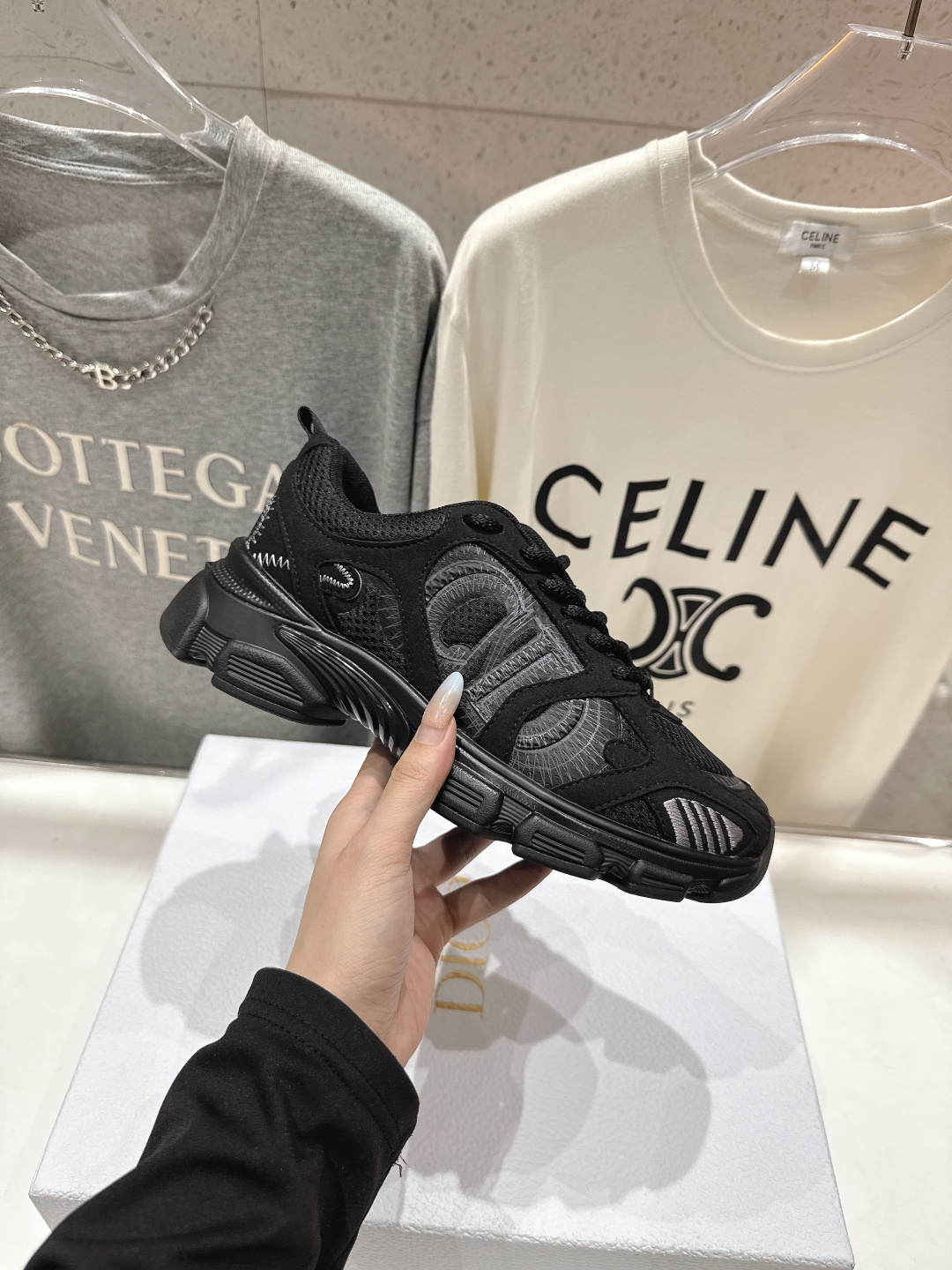 市场高版本 Dior*迪奥D家2025ss秋冬新款厚底休闲运动鞋老爹鞋，融入d家高定精神诠释经典跑鞋！原