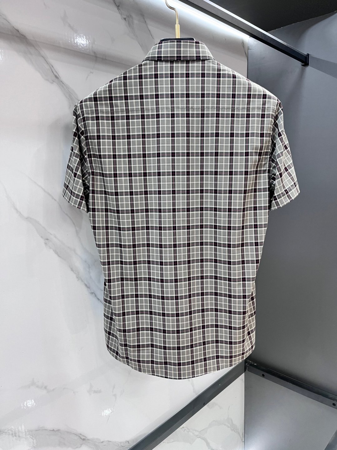 巴宝莉  官网1:1原单品质26ss新款秋冬格子对位衬衫原版3,200购入开发，面料采用100%锦纶定织