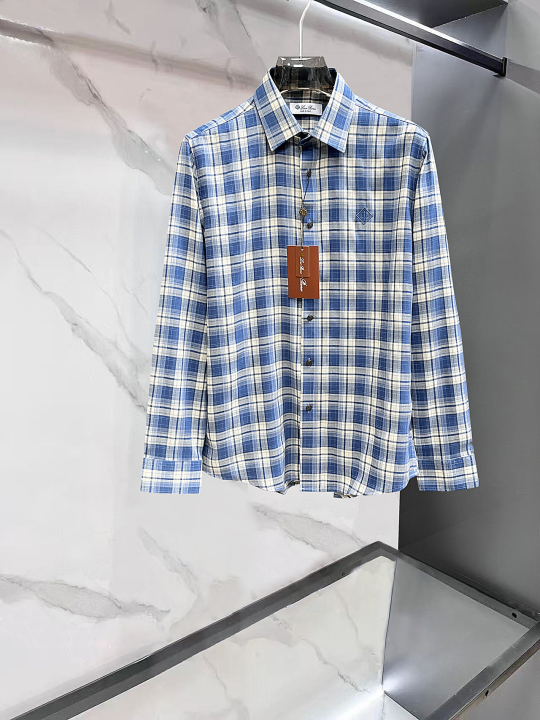 Loro Piana 1965ss新款男士长袖 衬衫 衬衣，高端版本！定制面料 透气舒适度高，细节无可挑
