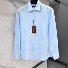 Loro Piana 老钱风亚麻衬衫,经典中式领,三个色经典入荷。。。自然垂坠不软塌,商务休闲一键切换, Loro Piana 老钱风亚麻衬衫,经典中式领,三个色经典入荷。。。自然垂坠不软塌,商务休闲一键切换,