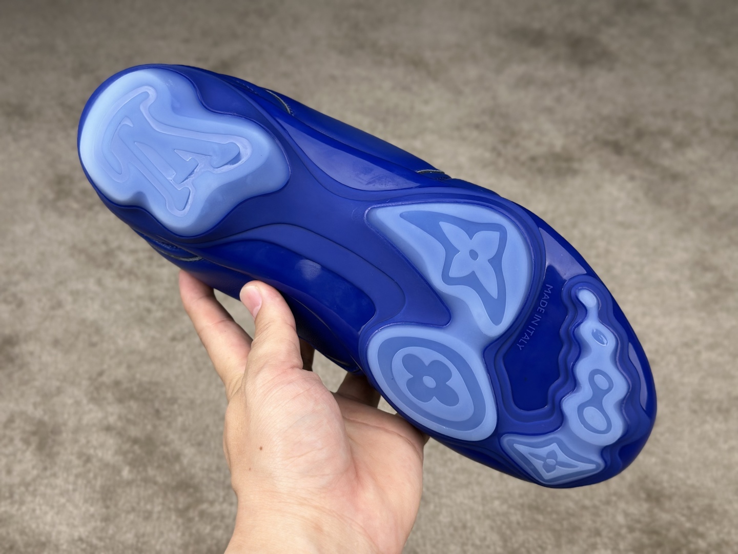 Louis Vuitton Footprint Blue Sneakers Top Quality Size 39-46 8 cmp i1741972698058 8622 0 6