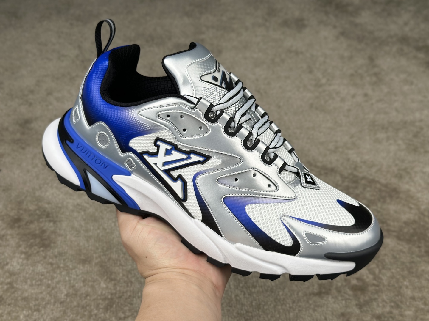 Louis Vuitton Runner Tatic Sneaker - Silver and Blue - Size 38 to 46 5 cmp i1742064692041 4428 0 4