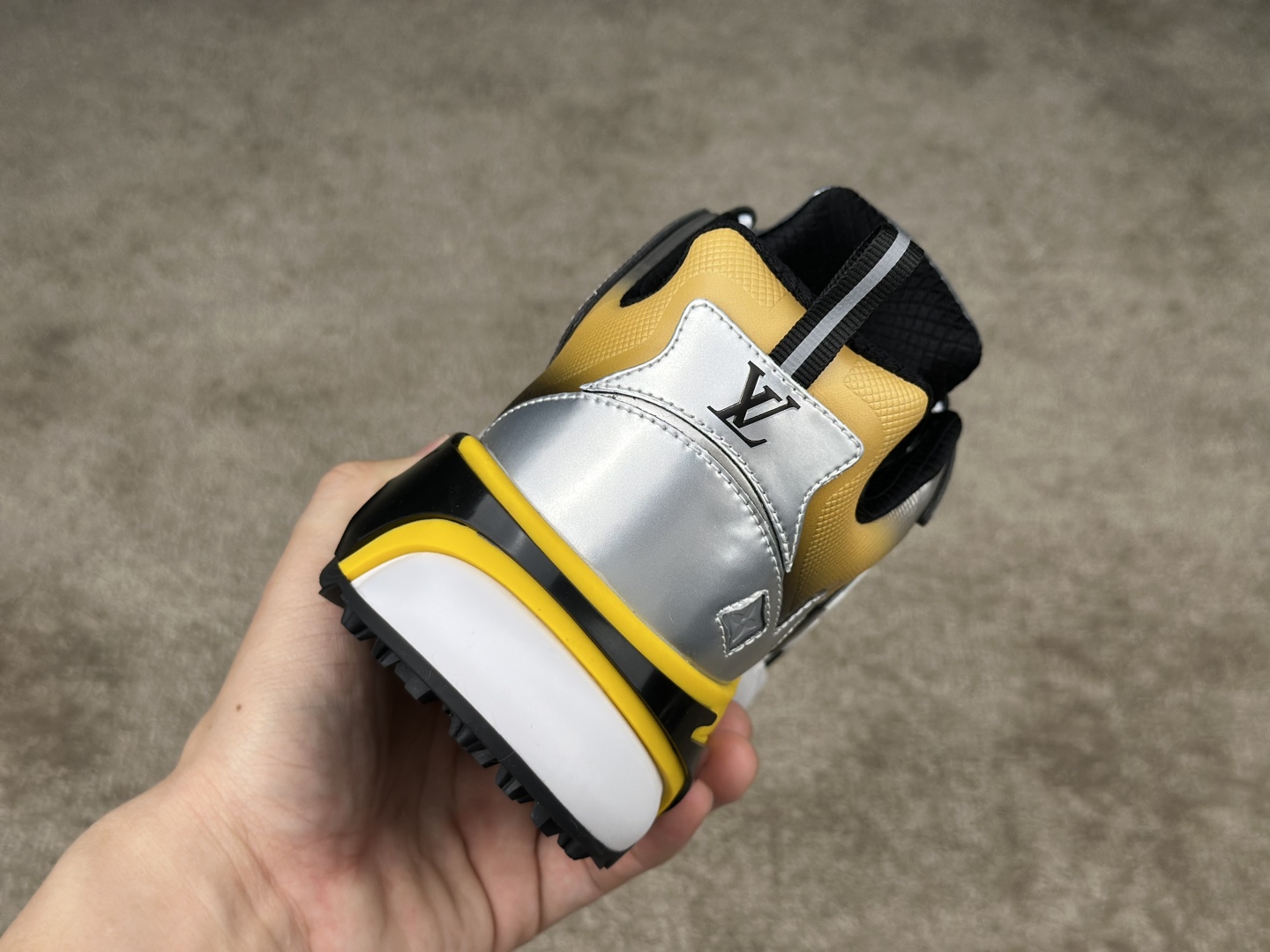 Louis Vuitton Runner Tatic Sneakers - Silver, Yellow, and Black - Size 38 to 46 7 cmp i1742064721487 6818 0 5