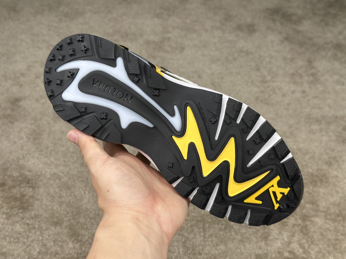 Louis Vuitton Runner Tatic Sneakers - Silver, Yellow, and Black - Size 38 to 46 8 cmp i1742064721501 3479 0 6