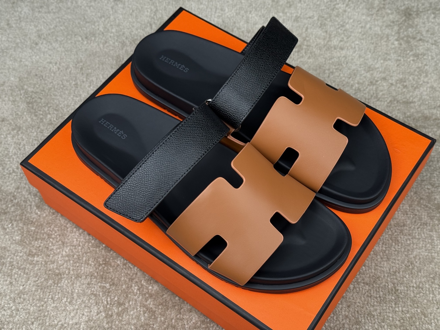 Hermès Chypre Sandal: Top Layer Cowhide, Premium Quality, Sizes 36-47 2 cmp i1746555115748 5733 0 1