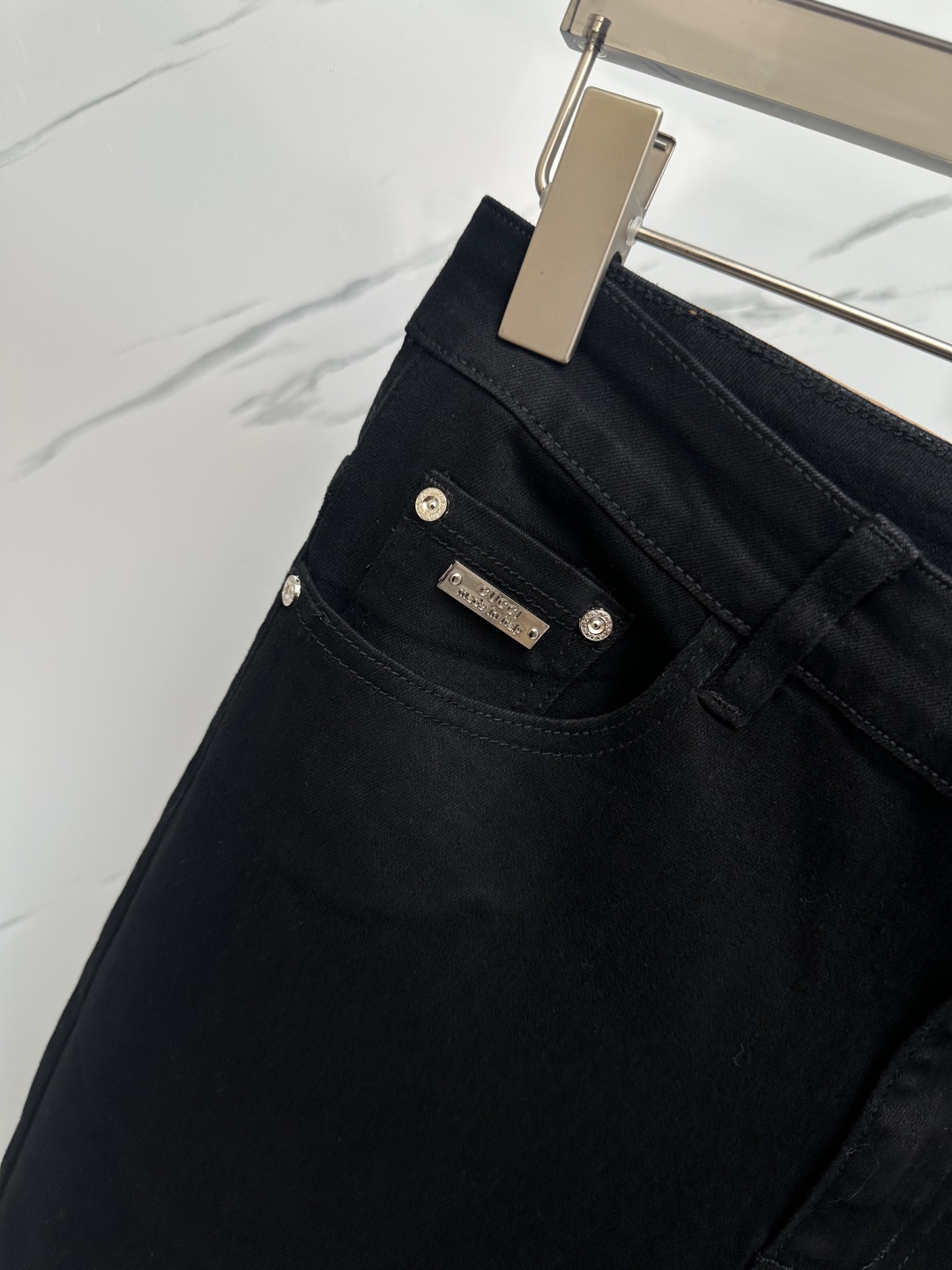 Gucci Black Wash Denim Jeans with Signature Logo and Hardware Details 6 cmp i1741435731911 8029 0 4