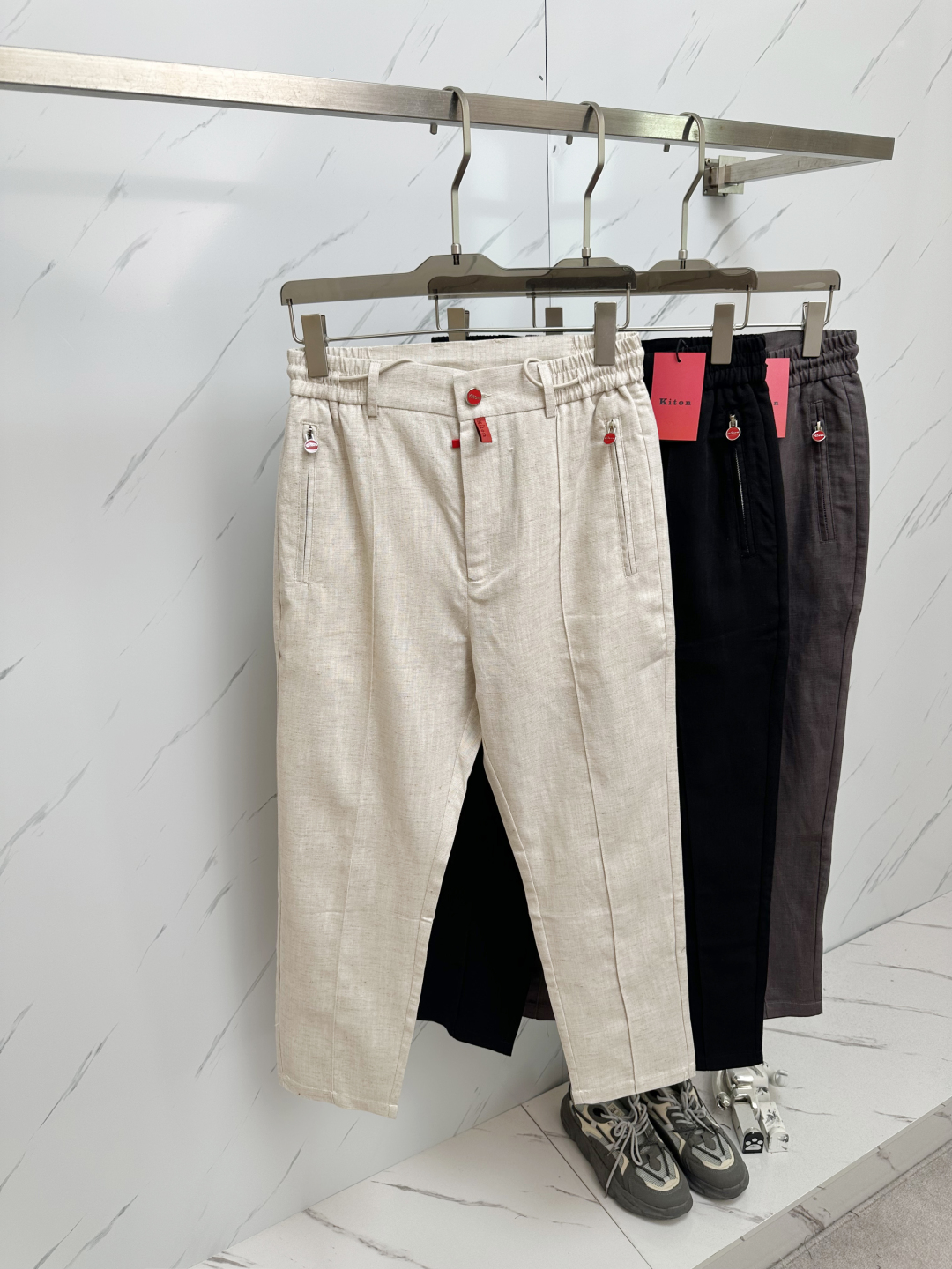 Pantalon Décontracté en Lin Haut de Gamme pour Homme - Élégance et Confort