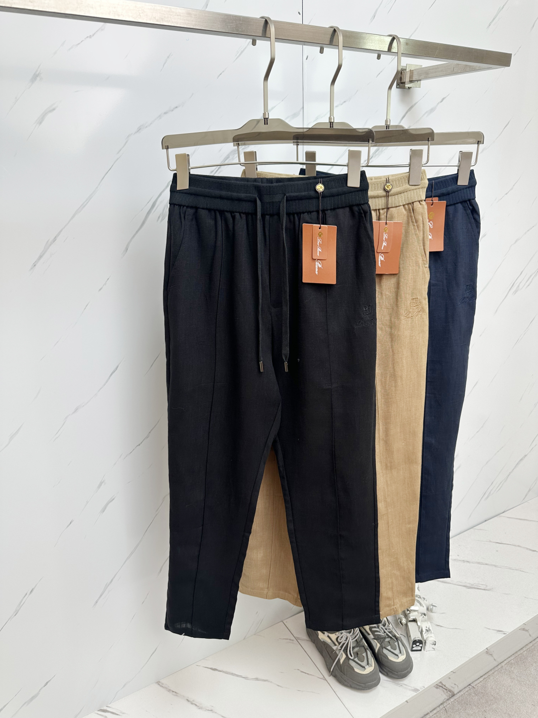 Elegant Linen Blend Drawstring Casual Pants with Embroidered Detail 2 cmp i1745753522456 6253 0 0