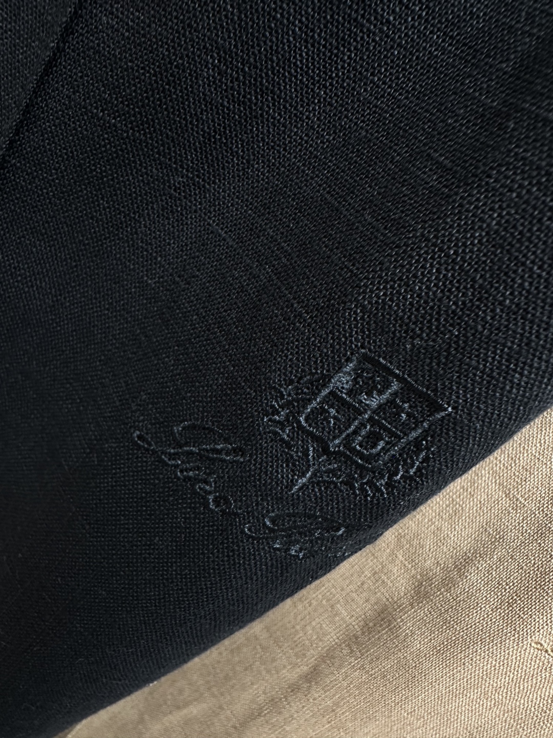 Elegant Linen Blend Drawstring Casual Pants with Embroidered Detail 5 cmp i1745753525199 97 0 3