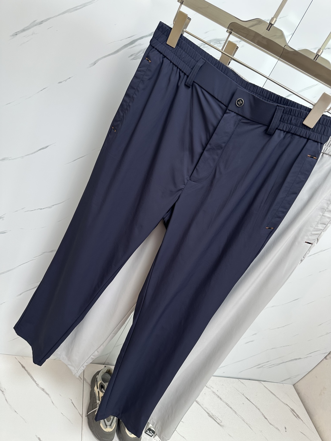 Zegna Men's 2025SS Elastic Fabric Casual Pants - Soft, Comfortable, Wrinkle-Resistant 7 cmp i1745753589782 853 0 5