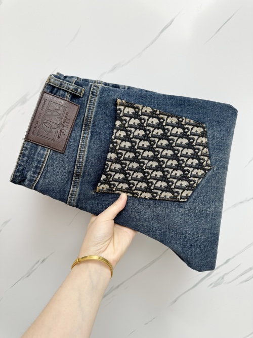 Dior 2025 Classic Logo Denim Jeans, Original Heavy Industry Build 1 Dior 2025 Classic Logo Denim Jeans, Original Heavy Industry Build