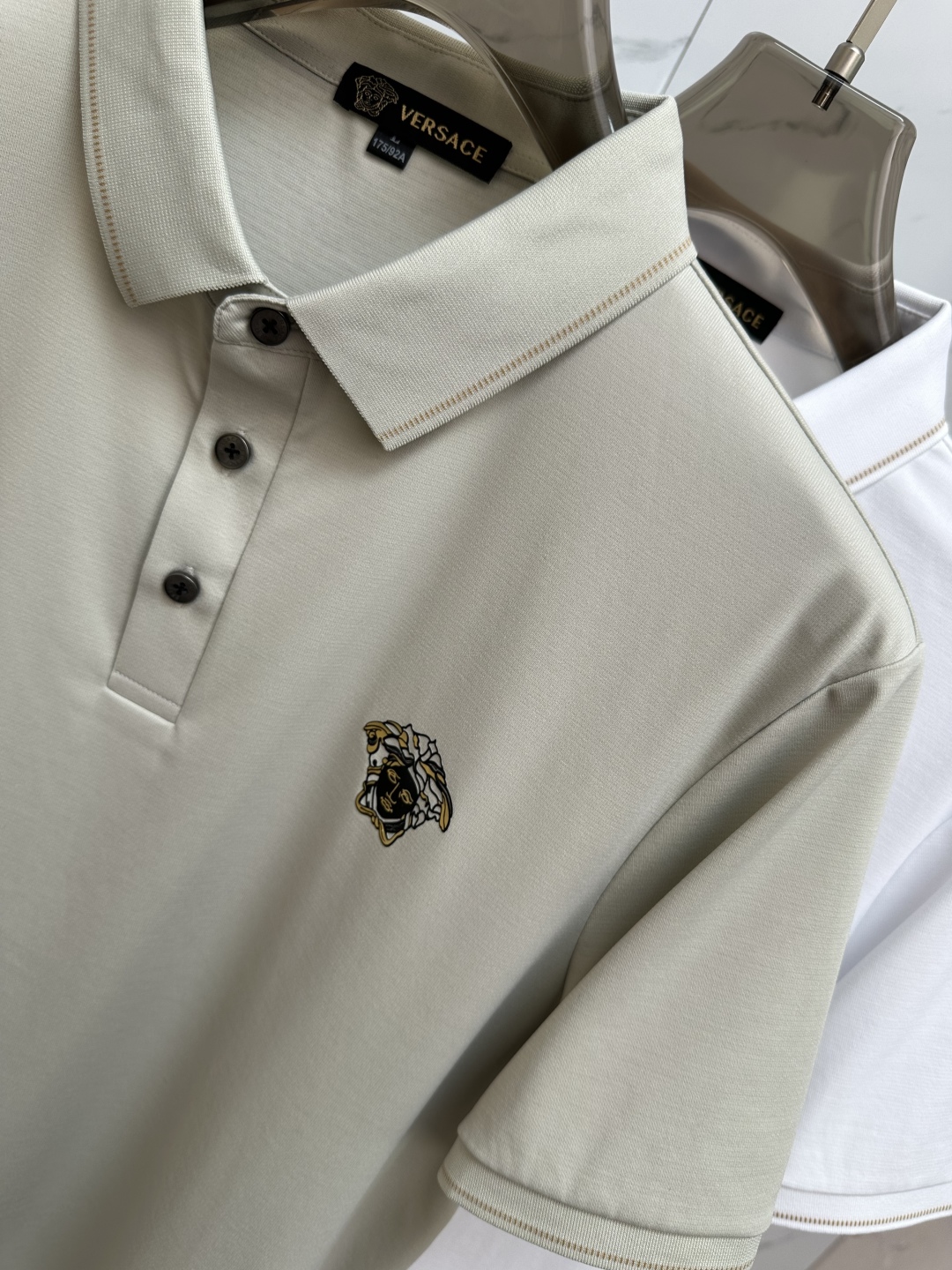 Versace Polo Shirt - Premium Silk Blend, Designer Short Sleeve Top 5 cmp i1746705979443 9674 0 3