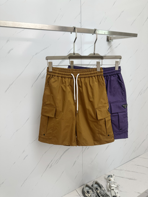 Prada Men's Cargo Shorts, Elastic Waist, Comfortable & Stylish 1 Prada Men's Cargo Shorts, Elastic Waist, Comfortable & Stylish