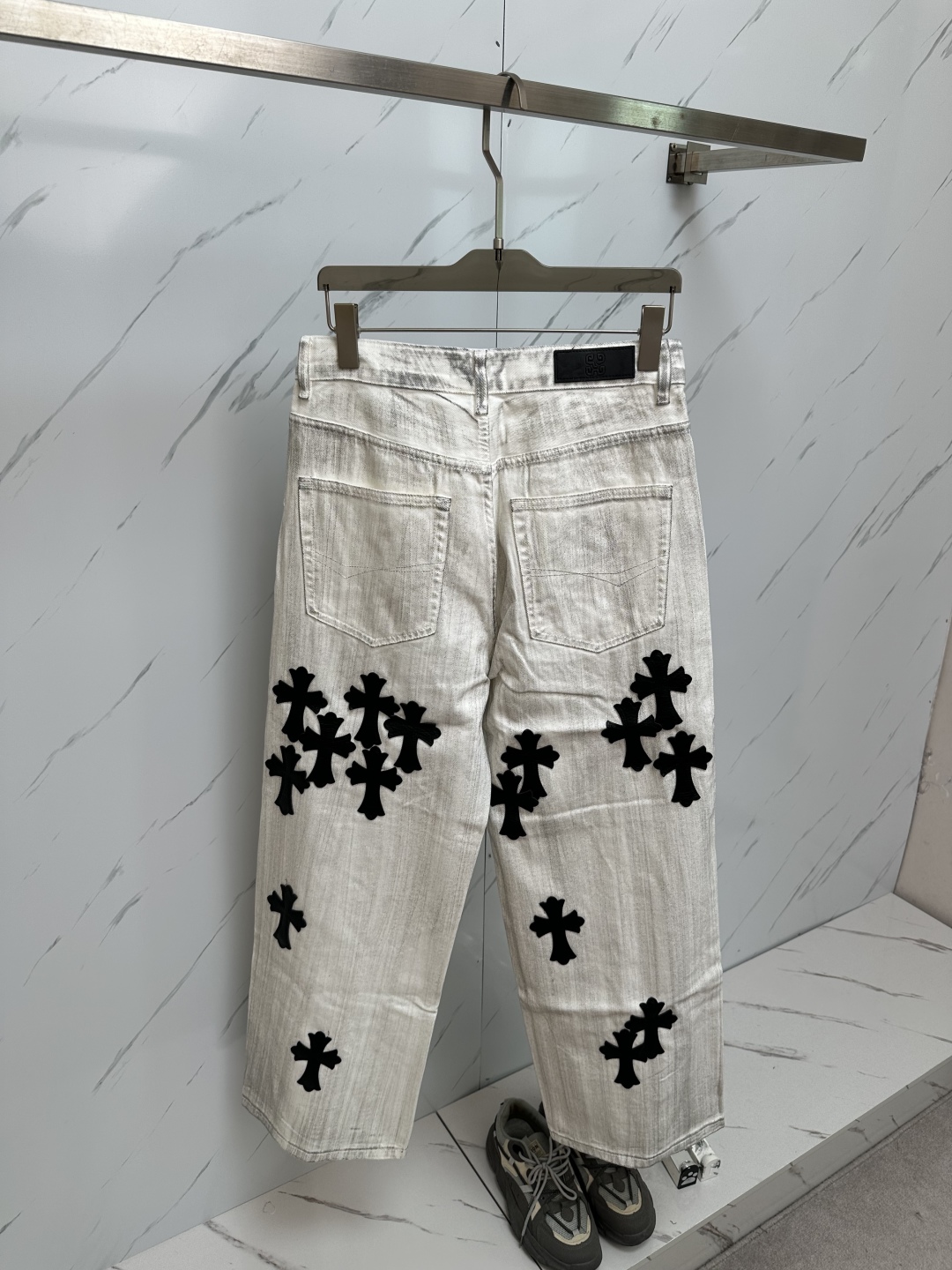 Chrome Hearts Washed Denim Jeans - Comfort Stretch, Unique Design, Fashionable 10 cmp i1750161493289 422 0 8