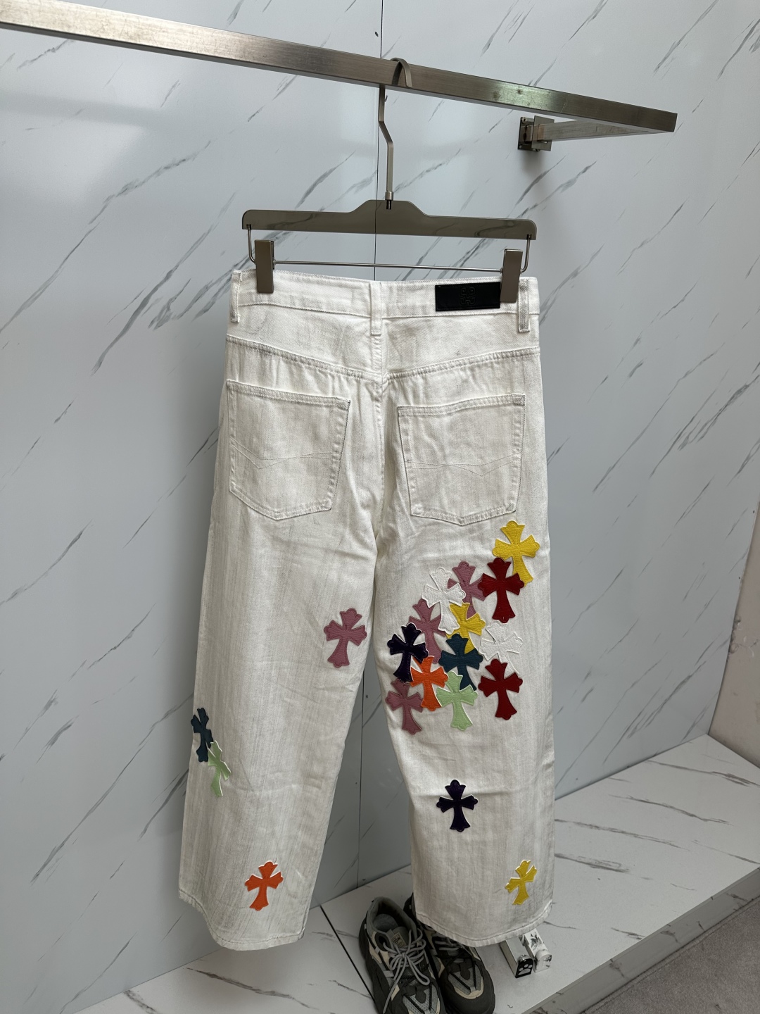 Chrome Hearts Washed Denim Jeans - Streetwear Style with Comfortable Fit 10 cmp i1750161532993 3324 0 8