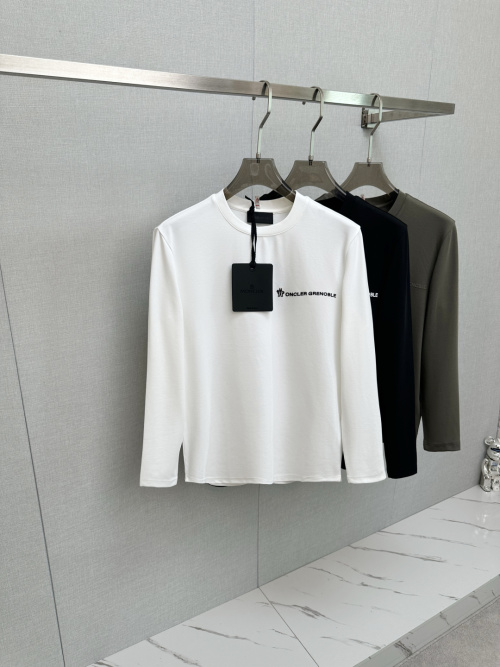 Moncler Grenoble Long Sleeve T-Shirt Cotton Logo Badge Slim Fit 1 Moncler Grenoble Long Sleeve T-Shirt Cotton Logo Badge Slim Fit