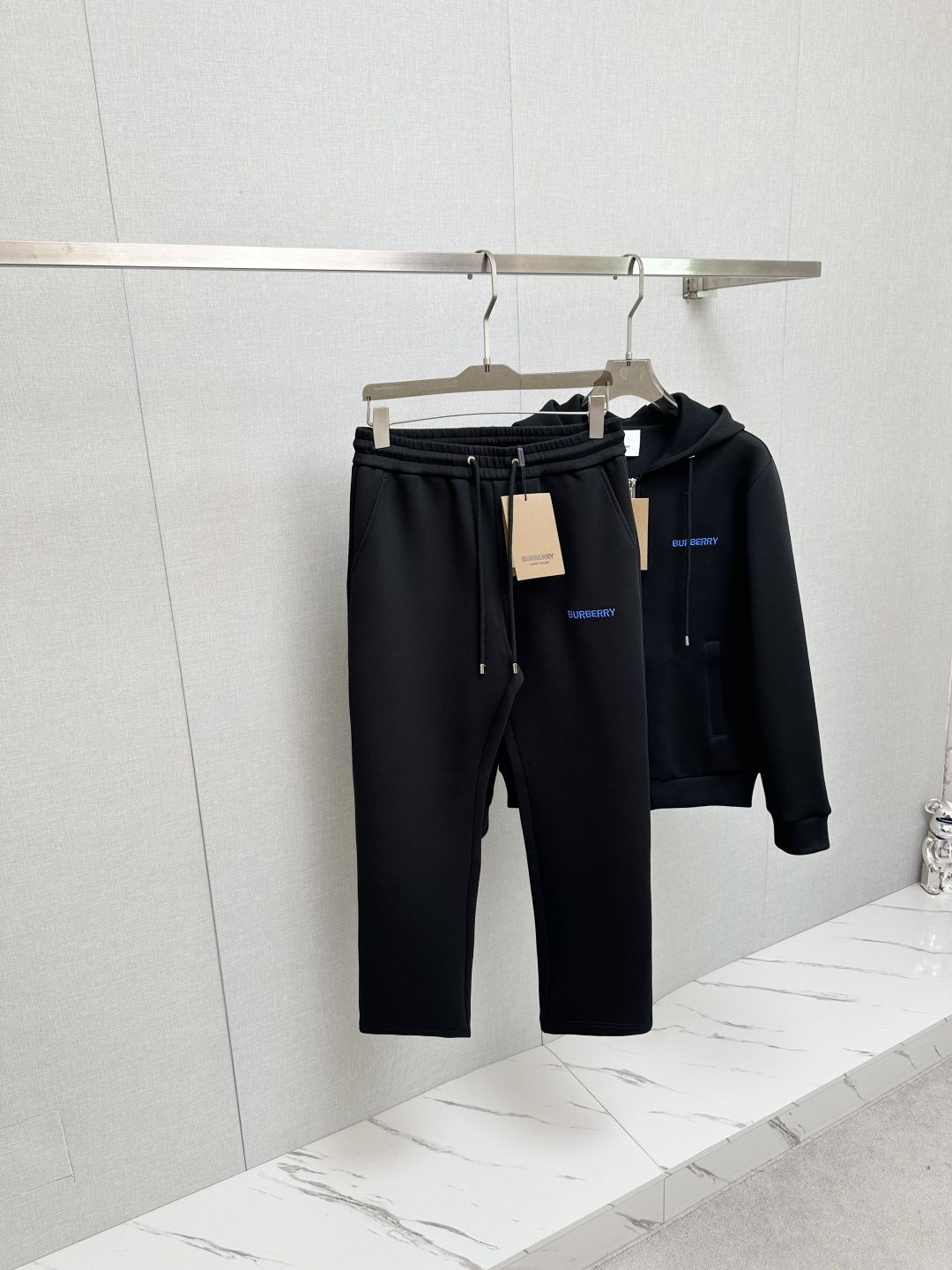 BURB SS Men's Black Tracksuit Set, 3D Embroidery, Cotton Blend, M-3XL 3 cmp i1755692401319 3597 0 1