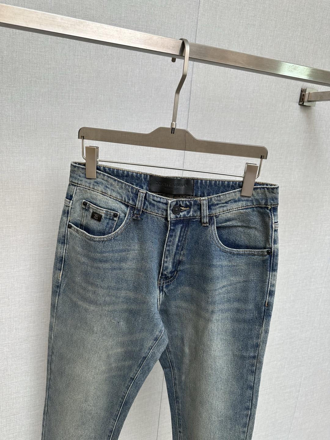 Dolce & Gabbana Men's Distressed Denim Jeans with Logo Detailing 5 cmp i1757073028159 3121 0 3