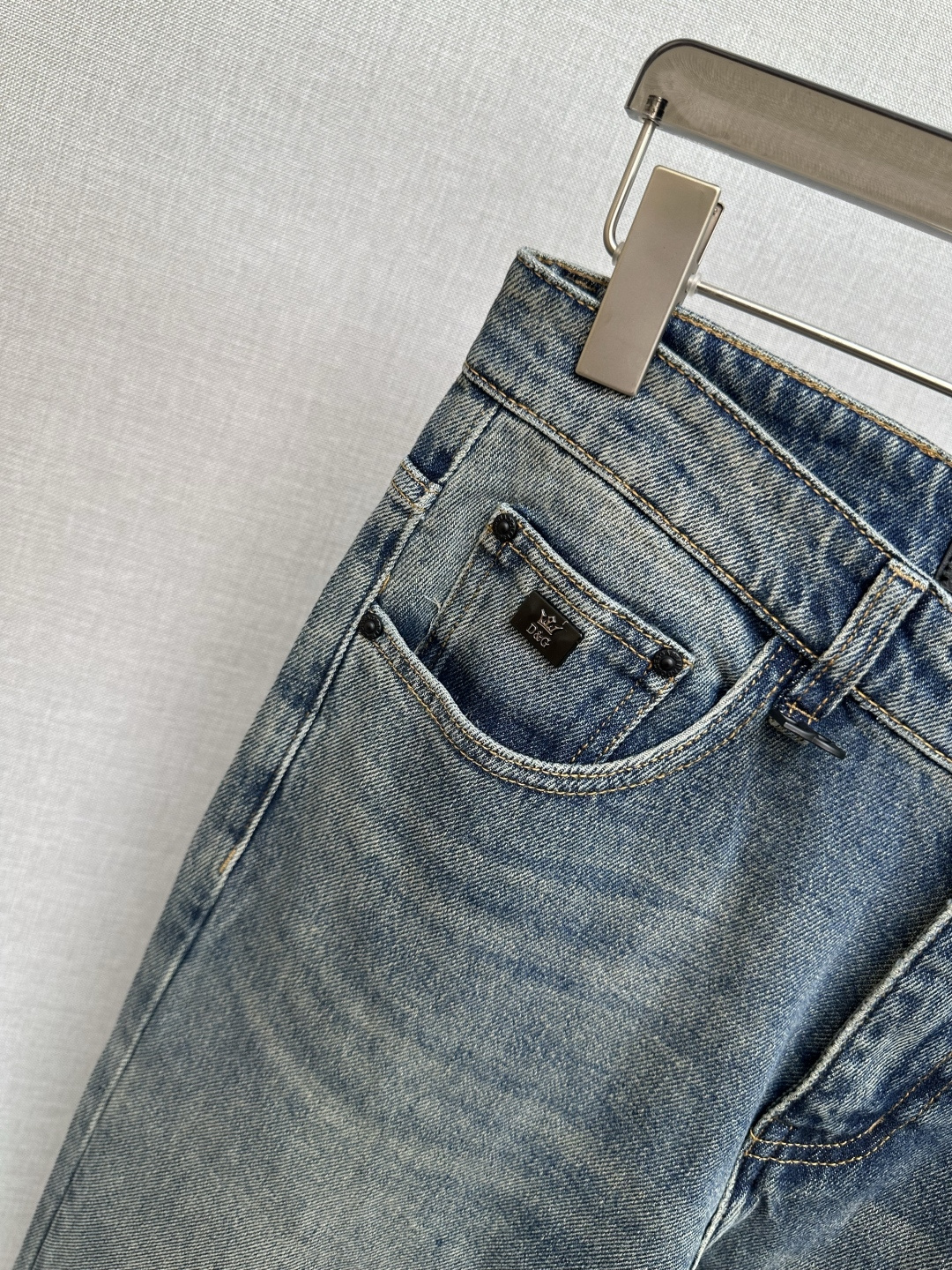 Dolce & Gabbana Men's Distressed Denim Jeans with Logo Detailing 6 cmp i1757073030848 1408 0 4