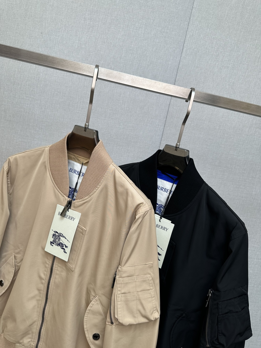 BURB Men's 2025 Bomber Jacket Imported Italian Fabric Fashionable 8 cmp i1758021868204 9593 0 6