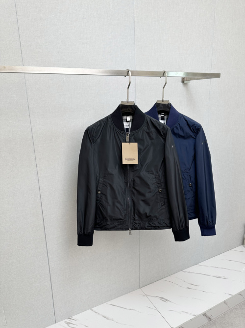 Burberry Men's Lightweight Bomber Jacket - Italian Fabric, Luxury Hardware 1 Burberry Men's Lightweight Bomber Jacket - Italian Fabric, Luxury Hardware