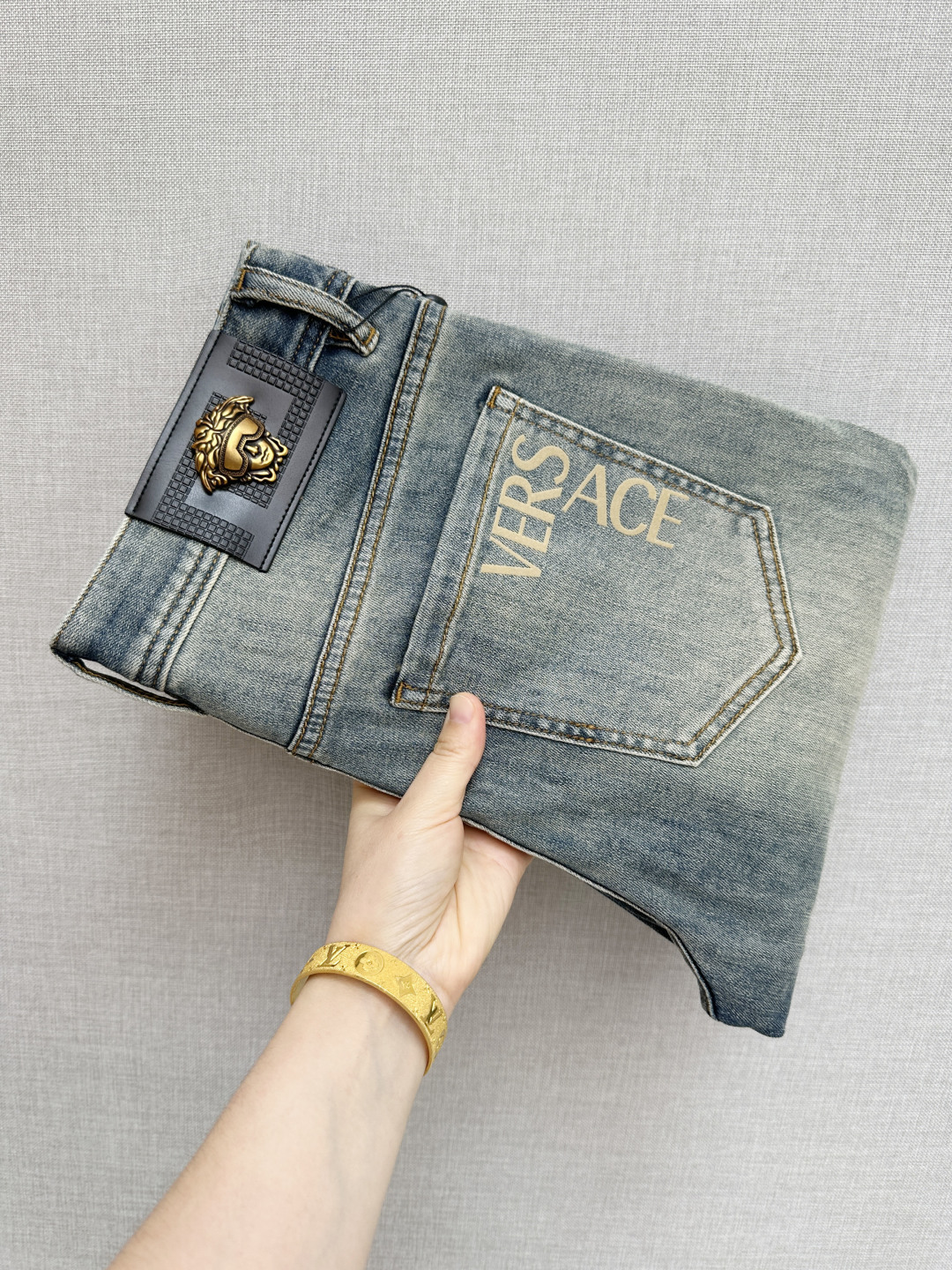 P230 Nuevo producto de tienda, jeans originales, confección pesada original, diseño clásico del logo de la marca, con l…