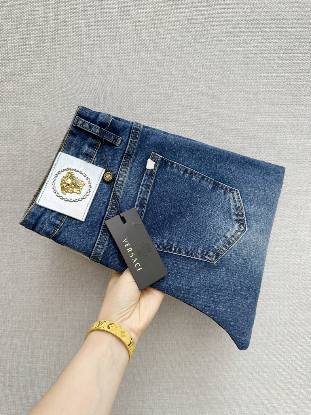 P230 Nuevo producto de tienda, jeans originales, confección pesada original, diseño clásico del logo de la marca, con l…