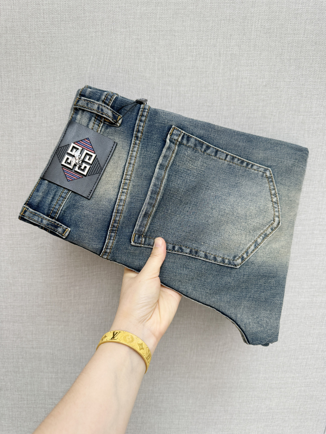 P230 Nuevo producto de tienda, jeans originales, confección pesada original, diseño clásico del logo de la ma…