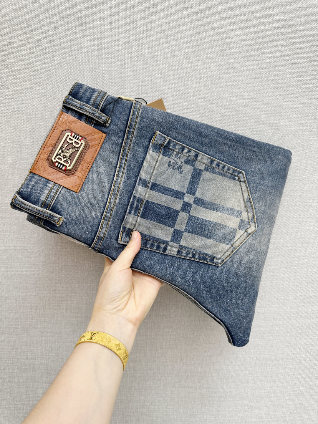 P230 Nuevo producto de tienda, jeans originales, confección pesada original, diseño clásico del logo de la marca, con l…