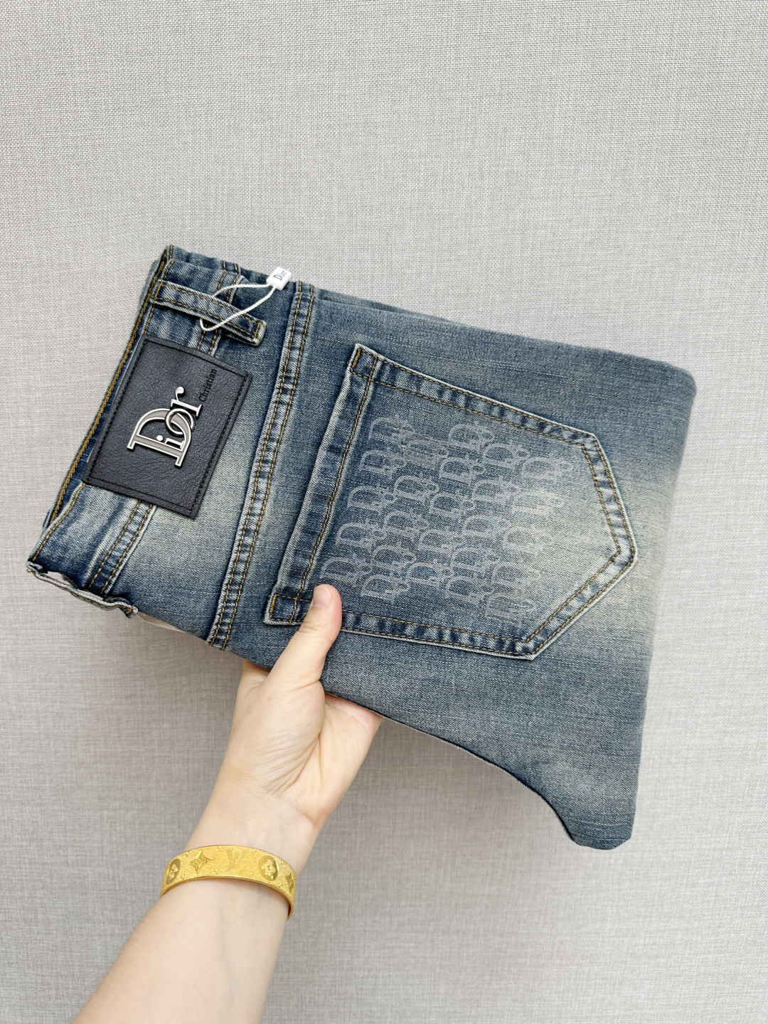 P230 Nuevo producto de tienda, jeans originales, confección pesada original, diseño clásico del logo de la marca, con l…