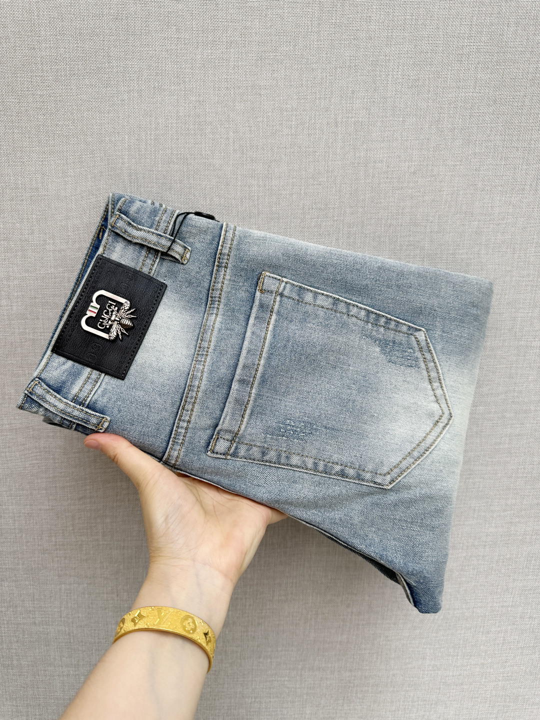 P230 Nuevo producto de tienda, jeans originales, confección pesada original, diseño clásico del logo de la marca, con l…