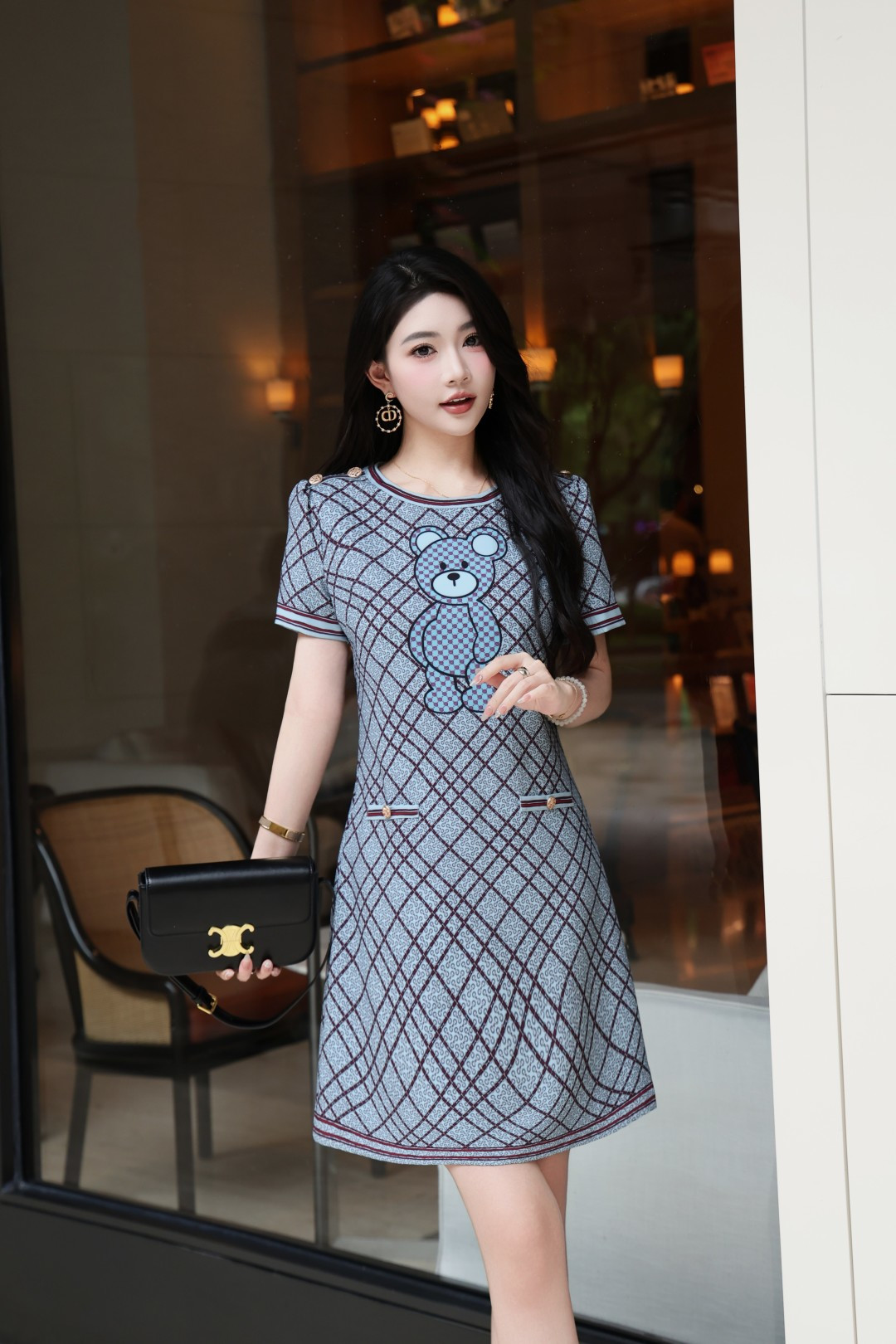 High-End Women’s Dress with Moschino Pictogram in Various Sizes – 2025 New Version - 图片 5