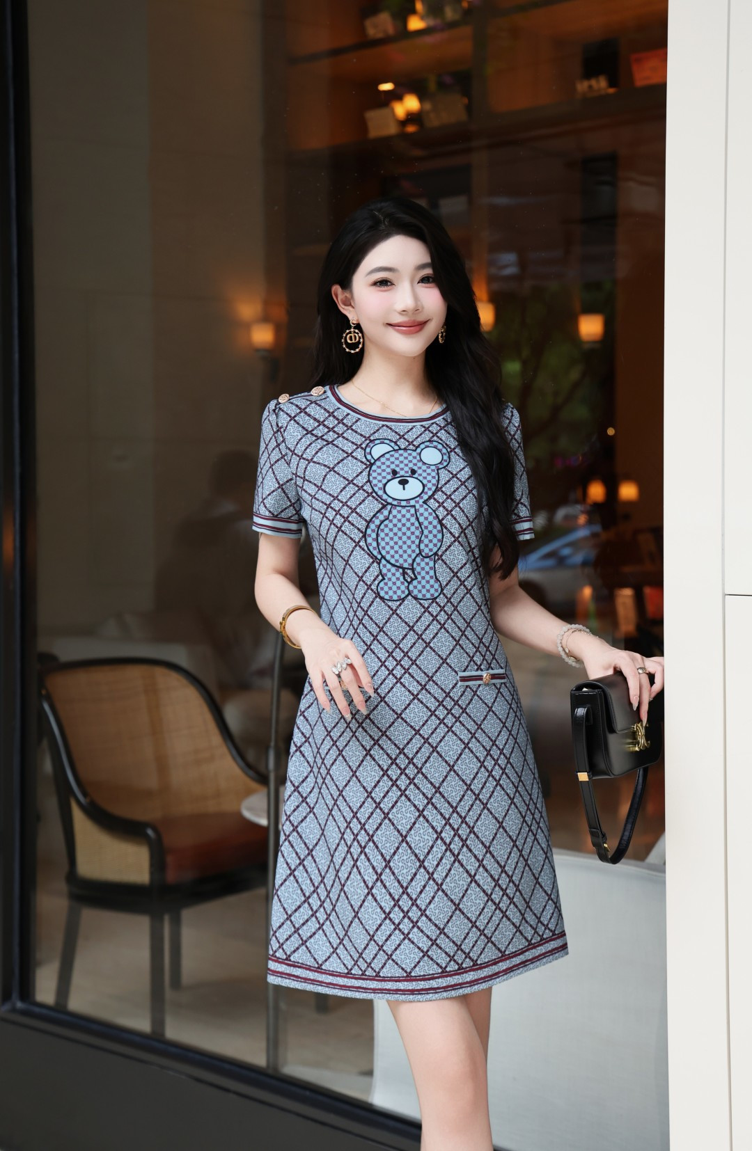 High-End Women’s Dress with Moschino Pictogram in Various Sizes – 2025 New Version - 图片 6