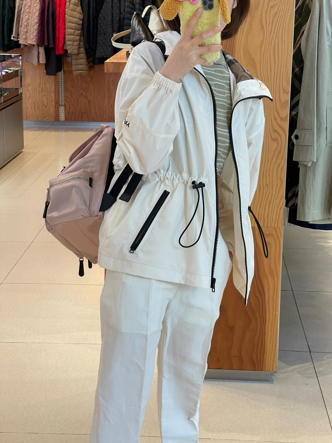 BURBERRY nylon windbreaker, lightweight hooded jacket with zipper. Breathable mesh, versatile fit. Sizes S-XXL. Two colors available.-Big cat