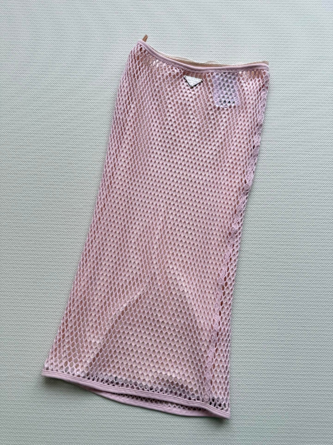 Prada Mesh Hollow Two-Piece Midi Skirt - Spring/Summer 2025 Collection 9 cmp a1746028433151 4770