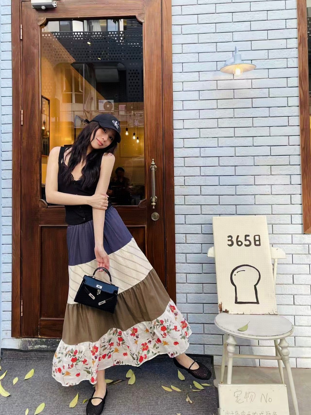 Street Style Holiday Skirt - Mixed Fabric, Elastic Waist, Slim Fit - S, M, L 10 cmp a1746028569203 3328