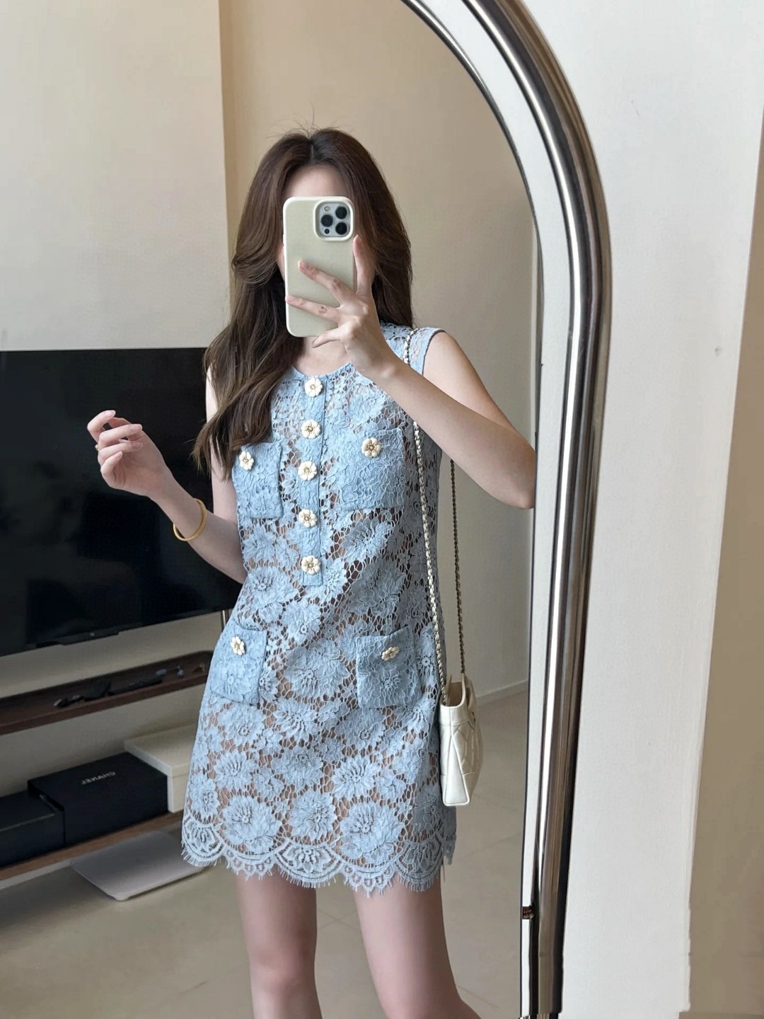 Elegant Lace Sleeveless Dress - Summer Collection, Sweet & Sophisticated Style 10 cmp a1746373955942 5384