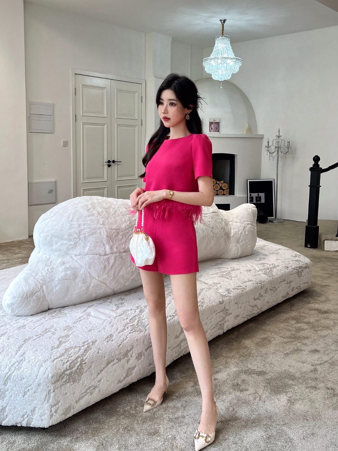 Elegant Feather Hem Top - Chic & Unique Chanel-Inspired Design 10 cmp a1748533822978 4486