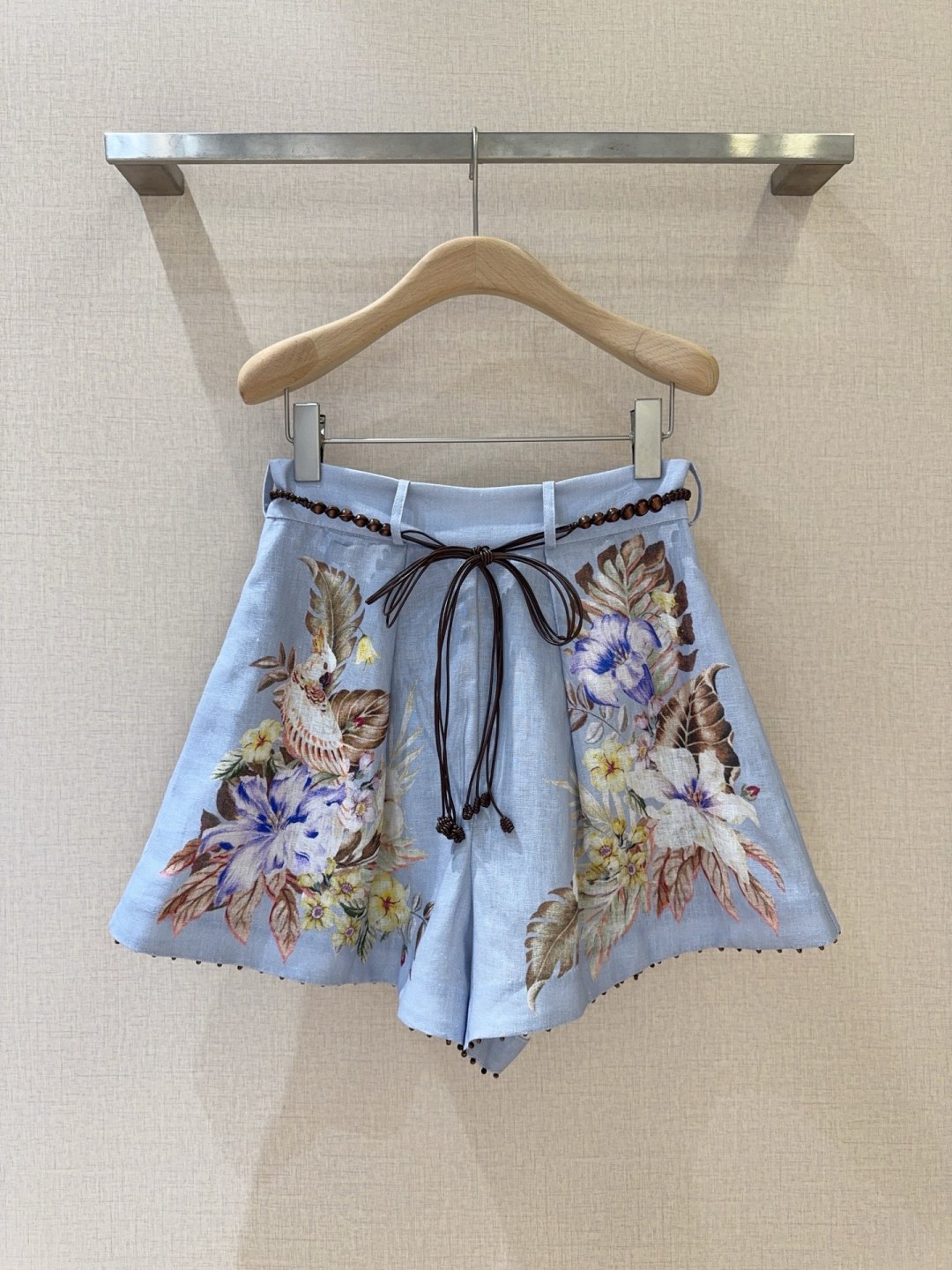 Zimmermann Floral Linen Blouse: Elegant High Neck Lantern Sleeve Shirt 9 cmp a1757087921810 3637