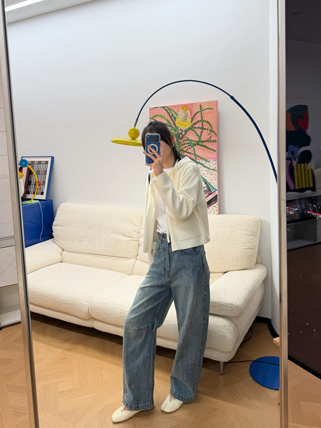 Hooded Knit Cardigan with Anagram Leather Pocket - Soft & Comfortable 8 cmp a1765187855748 2732