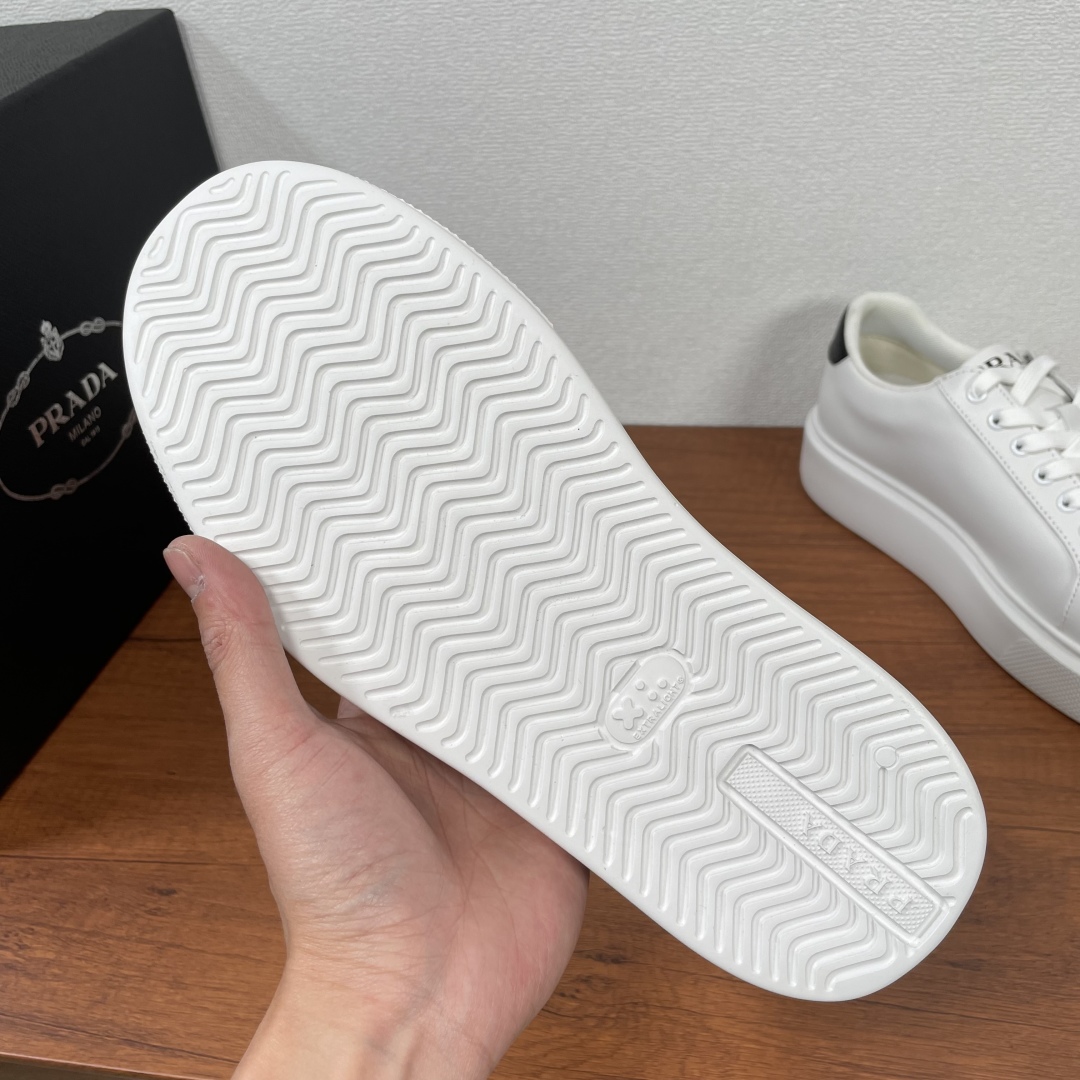 Prada Leather Sneakers - Classic Design, Comfortable Fit - White/Black 7 cmp i1740136332940 3919 0 5