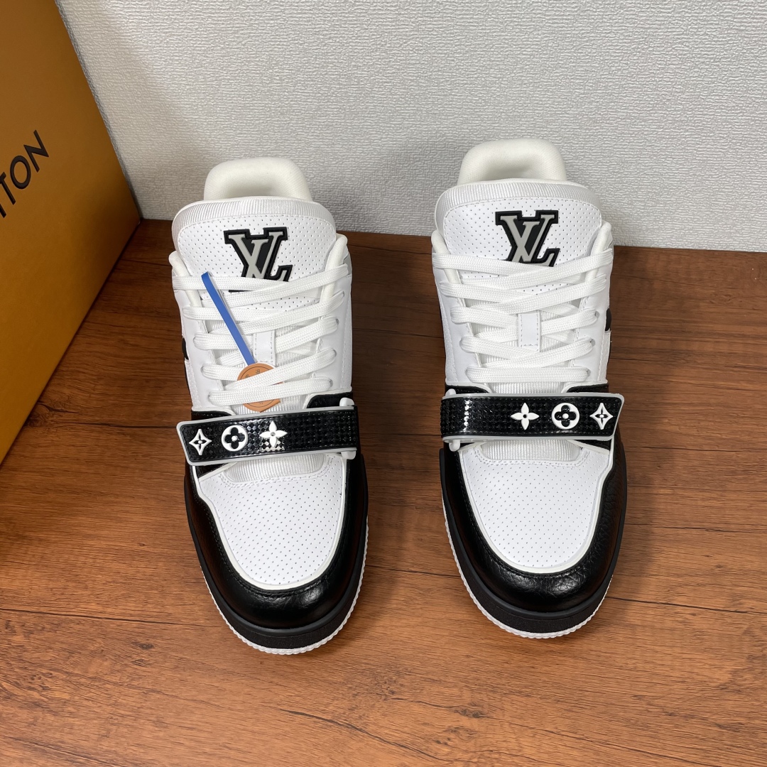 Louis Vuitton Trainer Sneaker: Leather, Monogram Accents, Comfortable Fit 3 cmp i1742039168495 1893 0 1