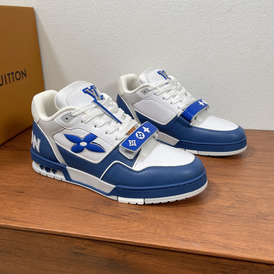 Louis Vuitton Trainer Sneakers: Leather, Monogram Accents, Retro Style 4 cmp i1742039210687 5487 0 2